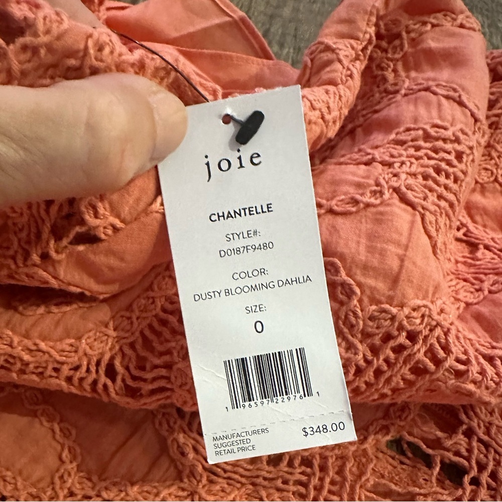 Joie Chantelle Eyelet Dress. - Picture 9 of 11
